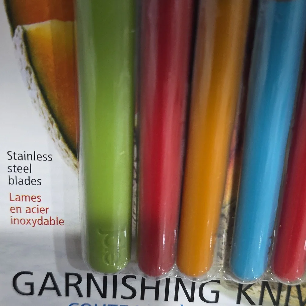 6 Pc Garnishing Knifes Set
